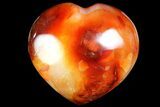 Colorful Carnelian Agate Heart #167358-1